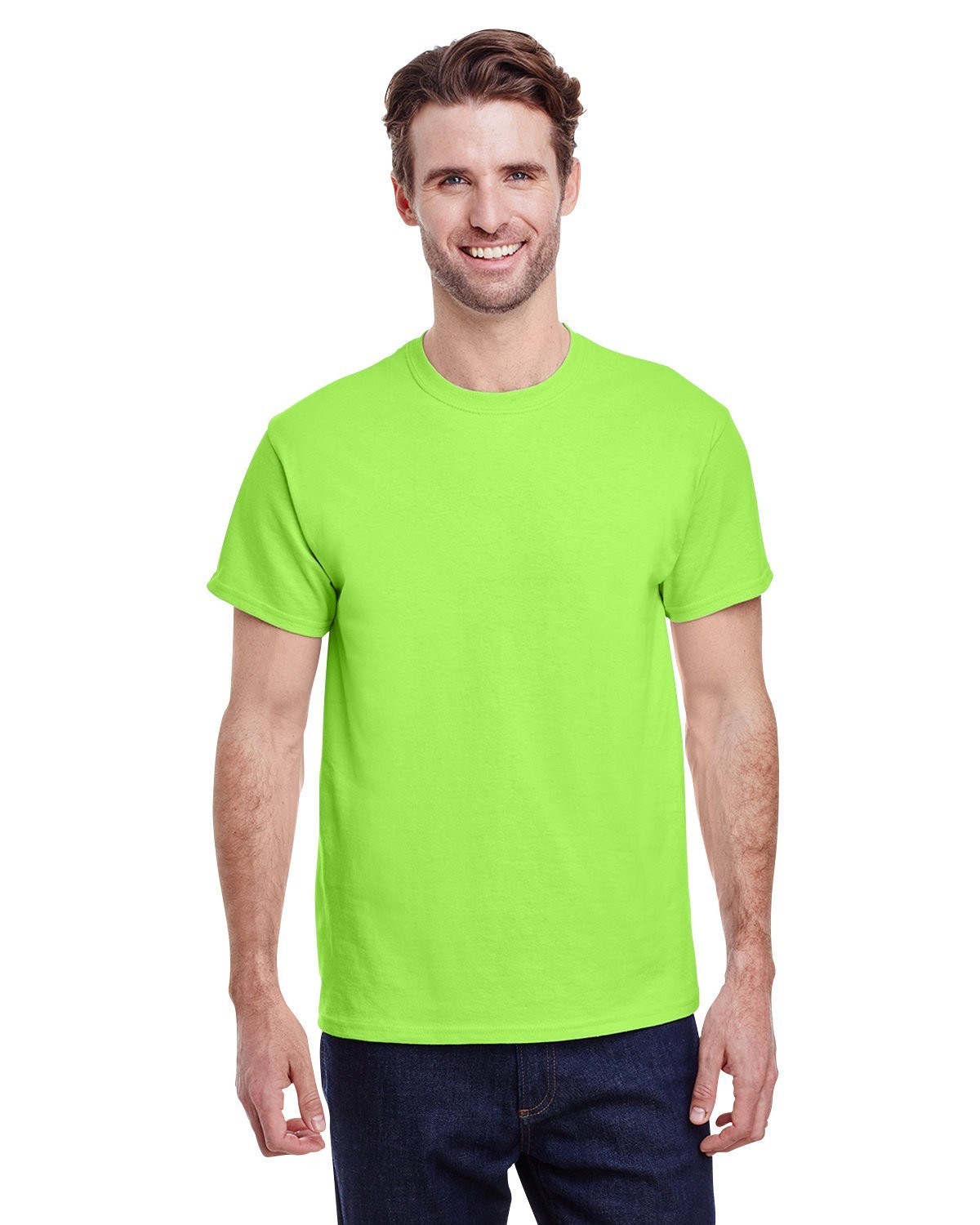 Gildan G500 Adult Solid Heavy Cotton Tee Plain Blank Casual T-Shirt