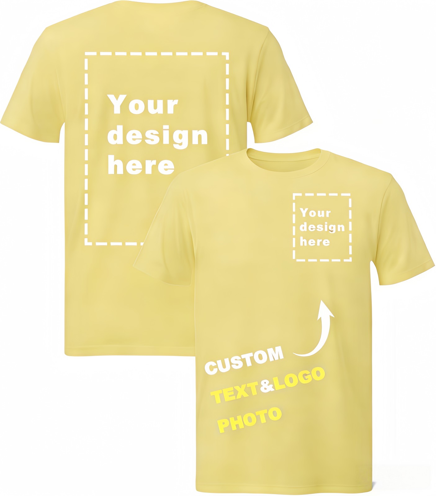 Couple Anniversary Gift Custom Name and Date 100% Cotton T-Shirt