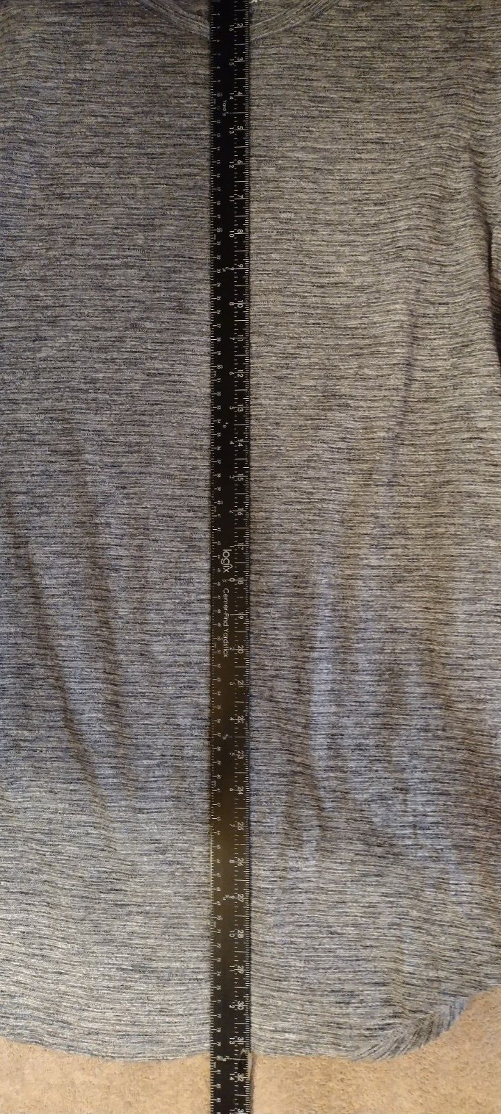 Carbon T Shirt Size XXL Longer Length Short Sleeve Grey Lightweight Comfortable