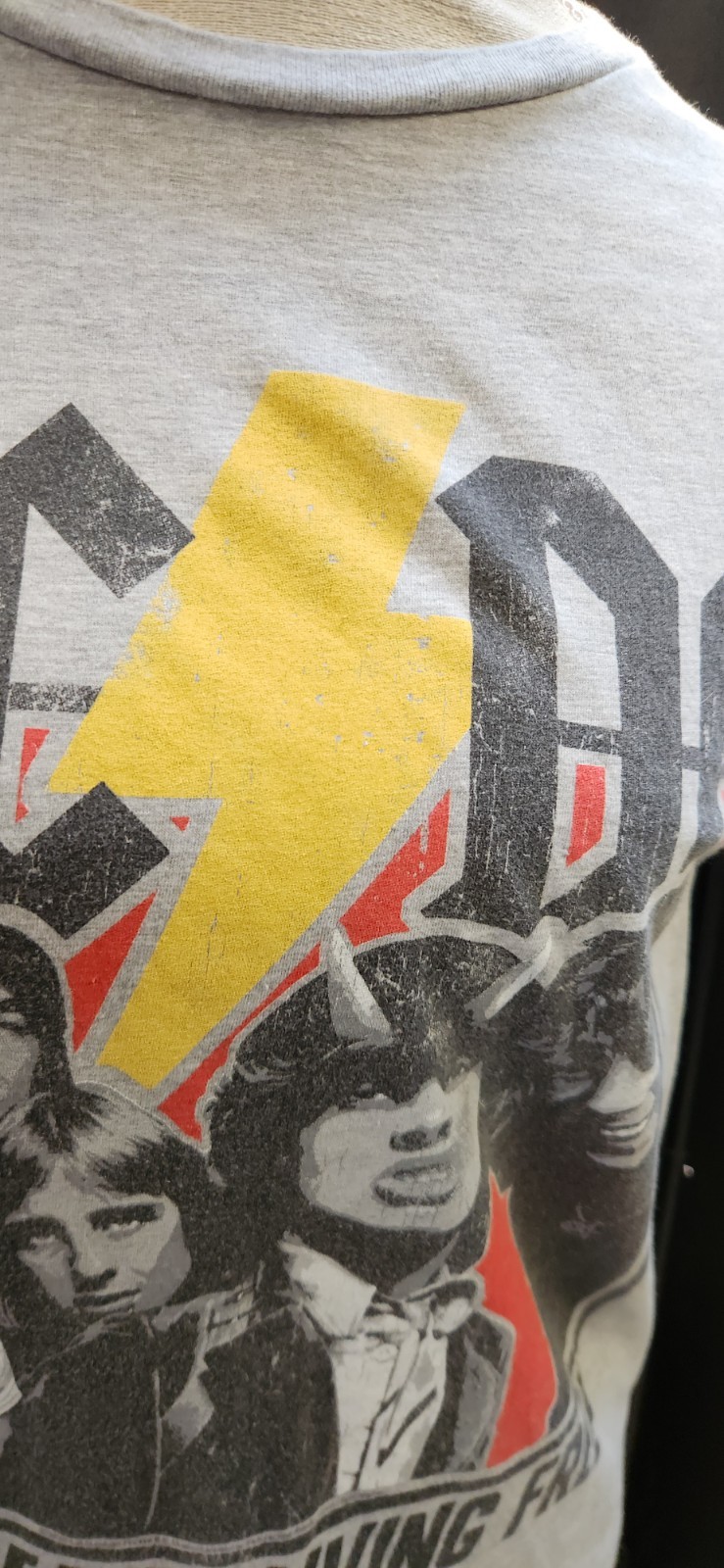 AC/DC “Living Easy, Living Free” Graphic Band T-Shirt – Size Small