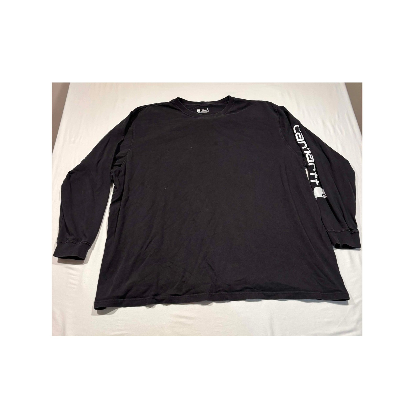 Carhartt Mens 4XL Black Loose Fit Long Sleeve Graphic T-Shirt TK0231-M