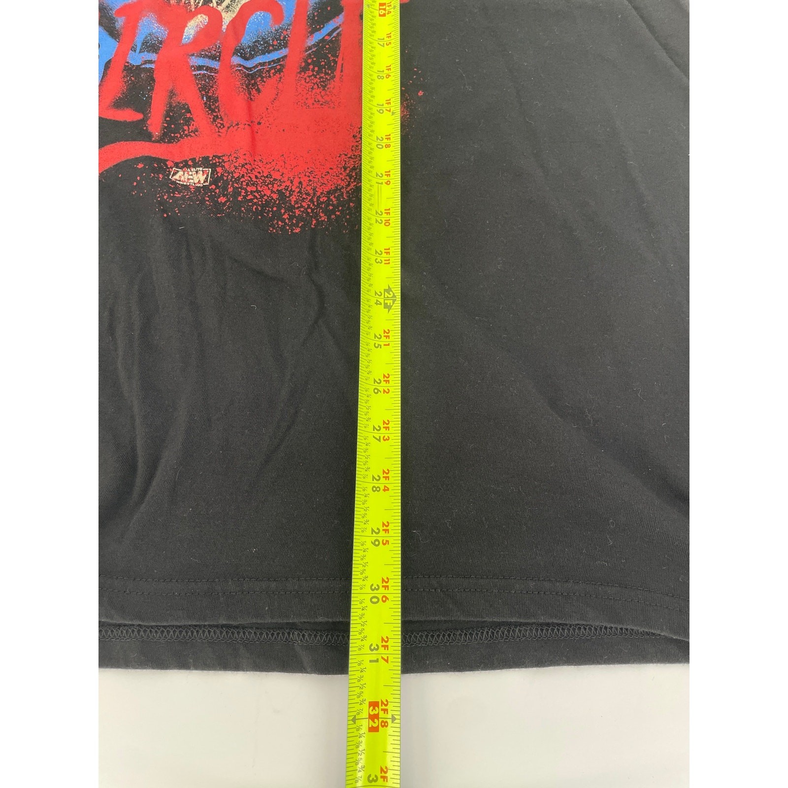 Inner Circle AEW Wrestling Chris Jericho Black Tshirt Spray Paint Graphic Sz XL