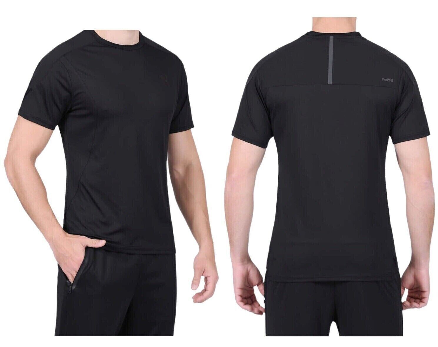 Spyder Men’s Active Short Sleeve Tee Moisture Wicking 4 Way Stretch Black M