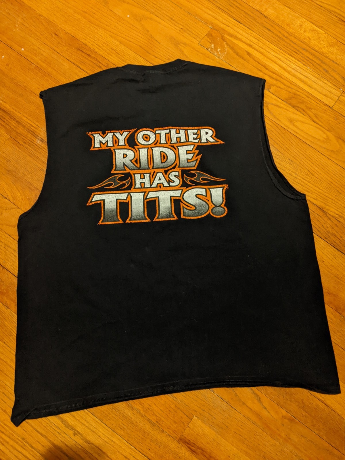 Vintage 90s Gildan Men’s My Other Ride Has Tits Tank Top XXL
