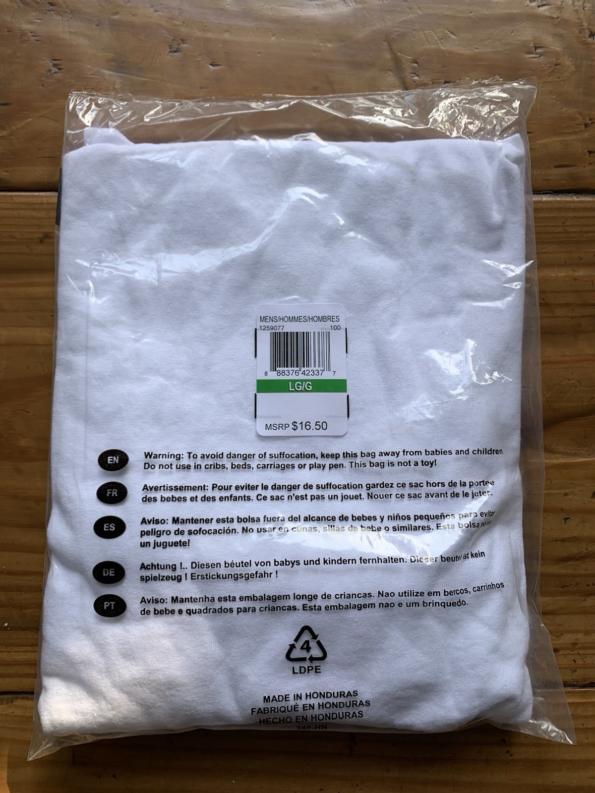 FACTORY SEALED Men’s Under Armour Loose Fit “I WILL” Shirt 1259077 – WHITE Sz LG