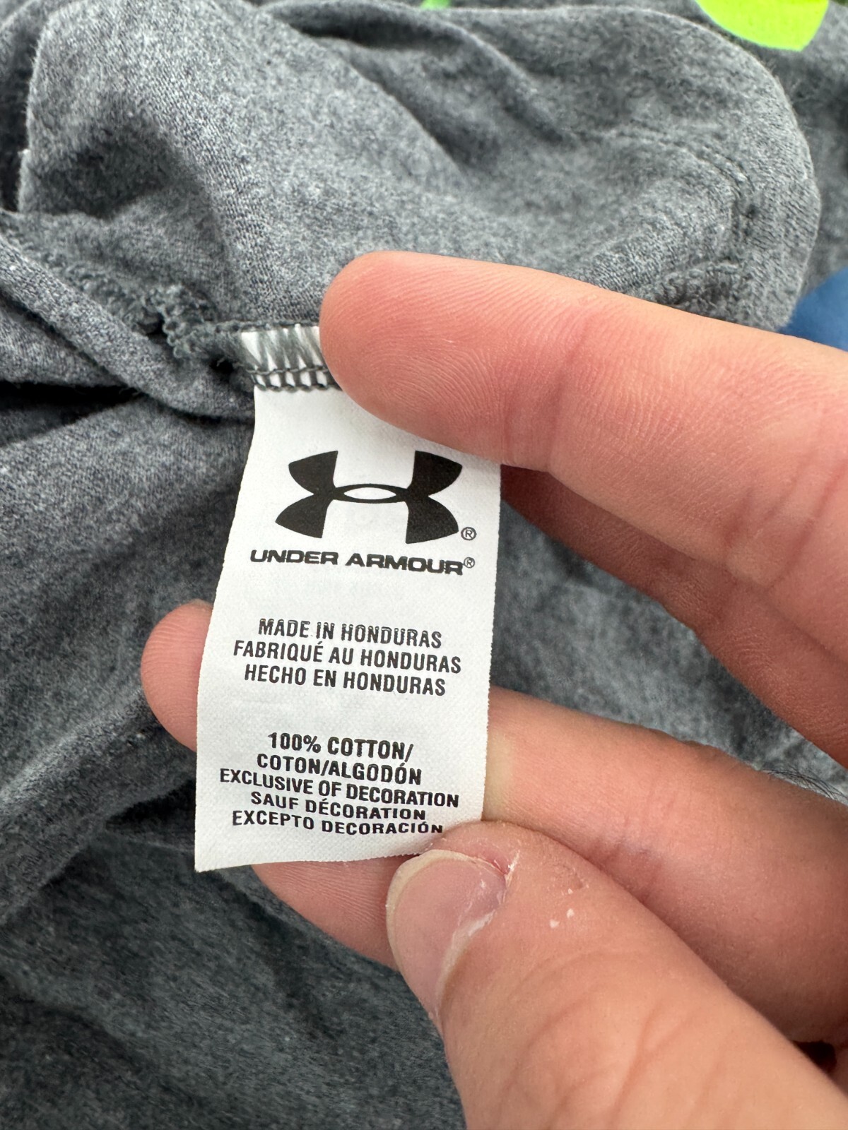 Under Armour Grey Batman Graphic Semi Fitted Short Sleeve Tee Mens Size L
