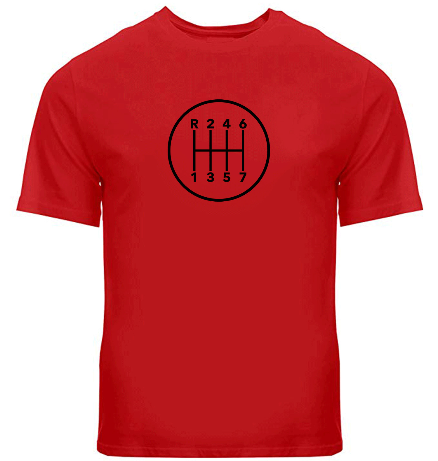 Manual Transmission Gears Shift Pattern 7 Speed Stick Shirts Manual Gear T-Shirt