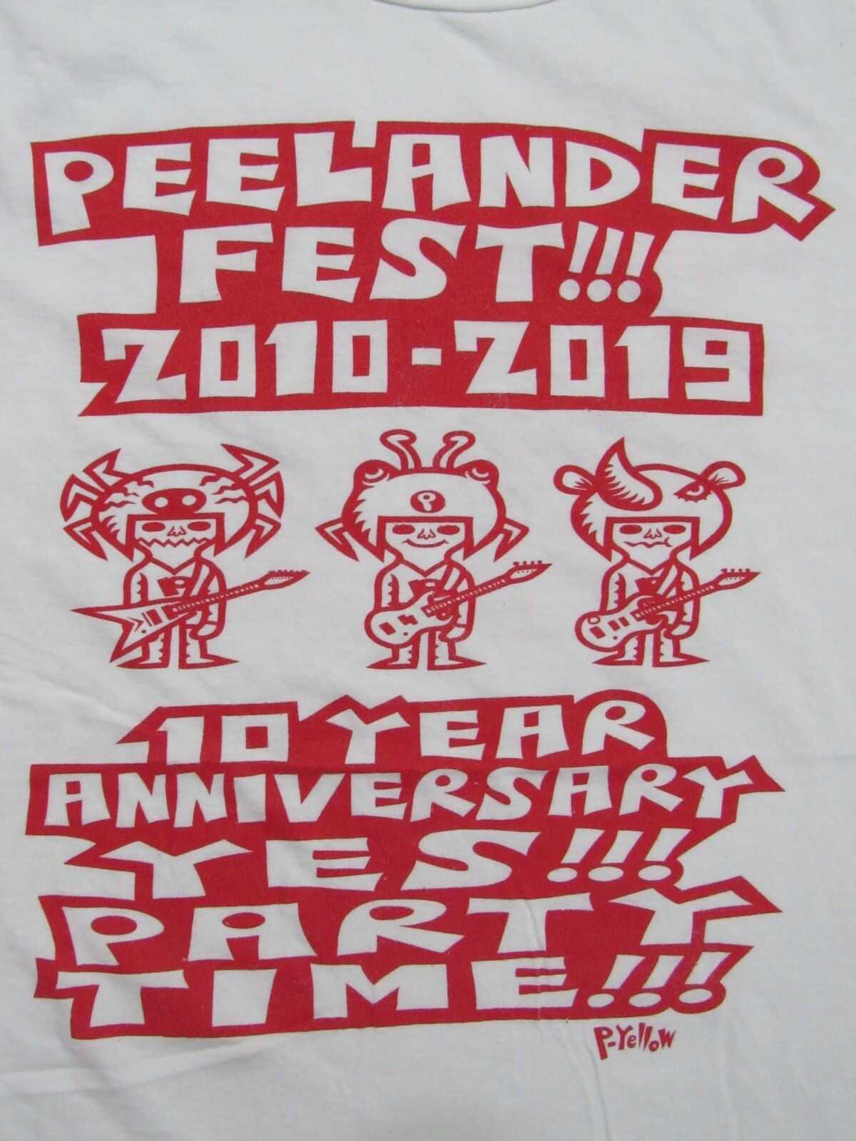 PEELANDER-Z FEST 2010-2019 Austin Texas T-SHIRT Mens SMALL Concert Tour Limited