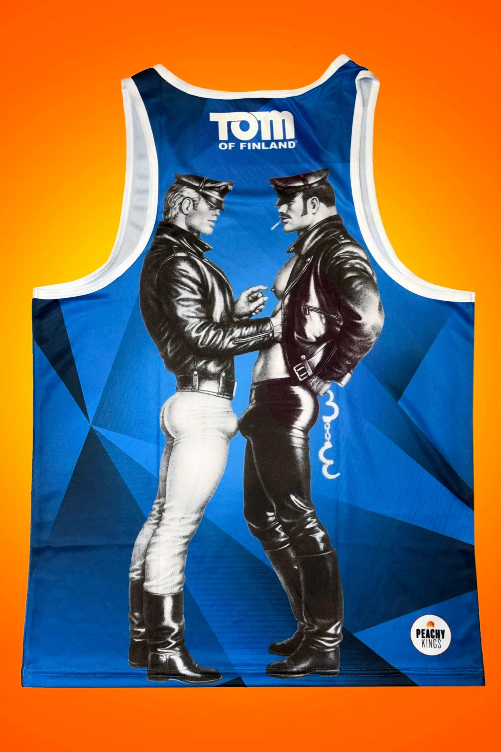 TOM OF FINLAND BLUES BROS MESH MUSCLE TANK TOP MENS TOP T SHIRT GAY CULTURE