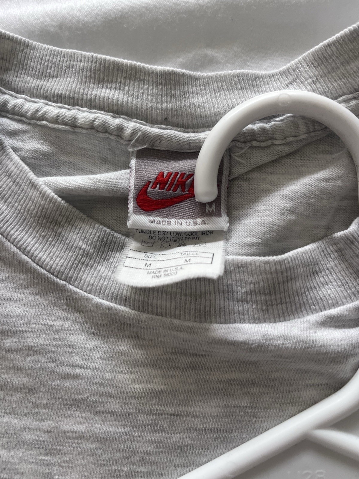 Nike Mount Rushmore Graphic Print T-Shirt Gray Men’s M Crew Neck Cotton Knit
