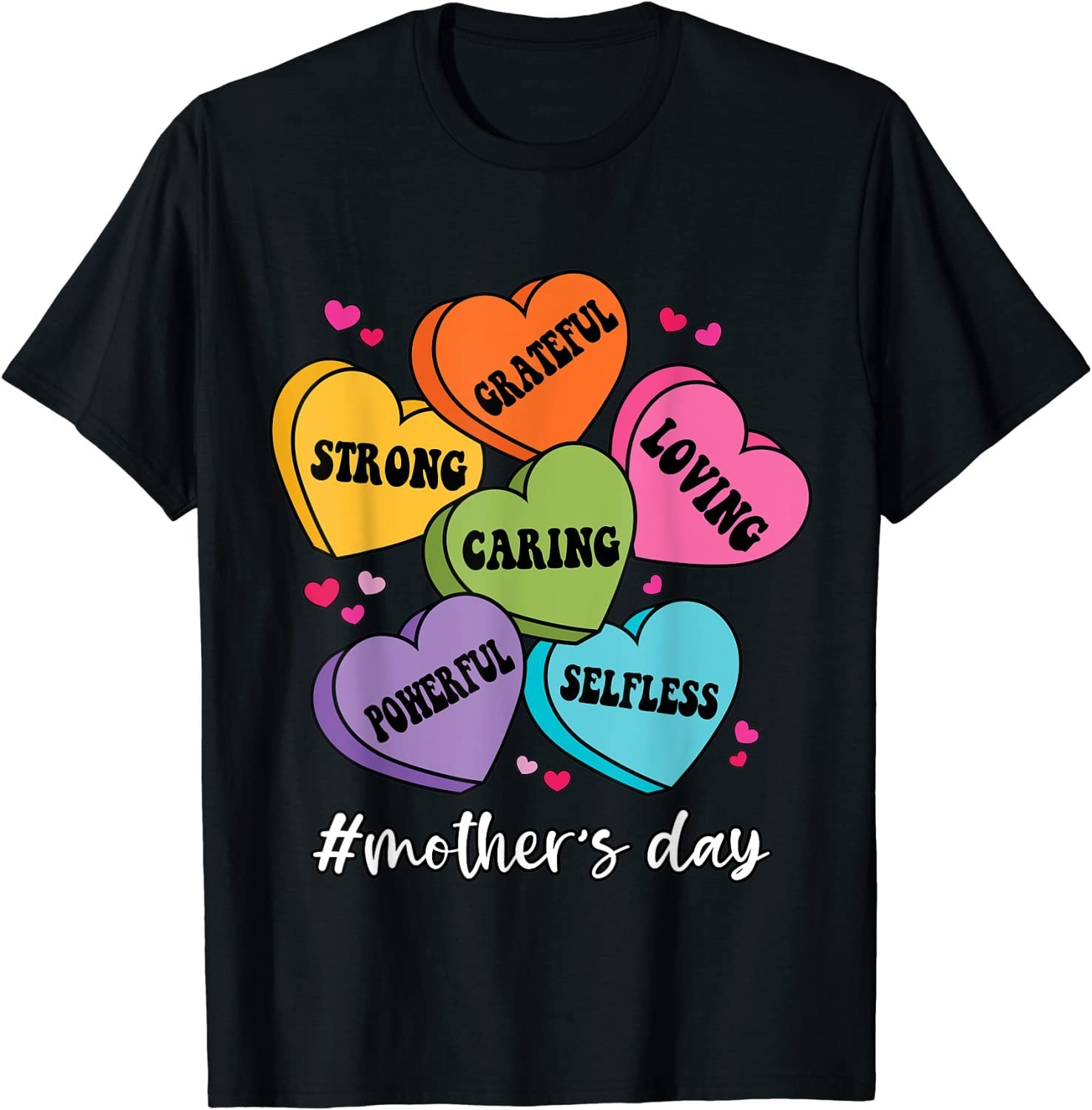 NEW LIMITED! Happy Mother’s Day 2026 Mothers Day Hearts Mom Tee – MADE IN USA