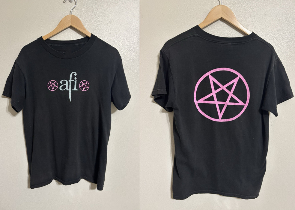 2 Sides AFI T-Shirt Black FUll size S to 5XL Unisex Gift For Fans HT202