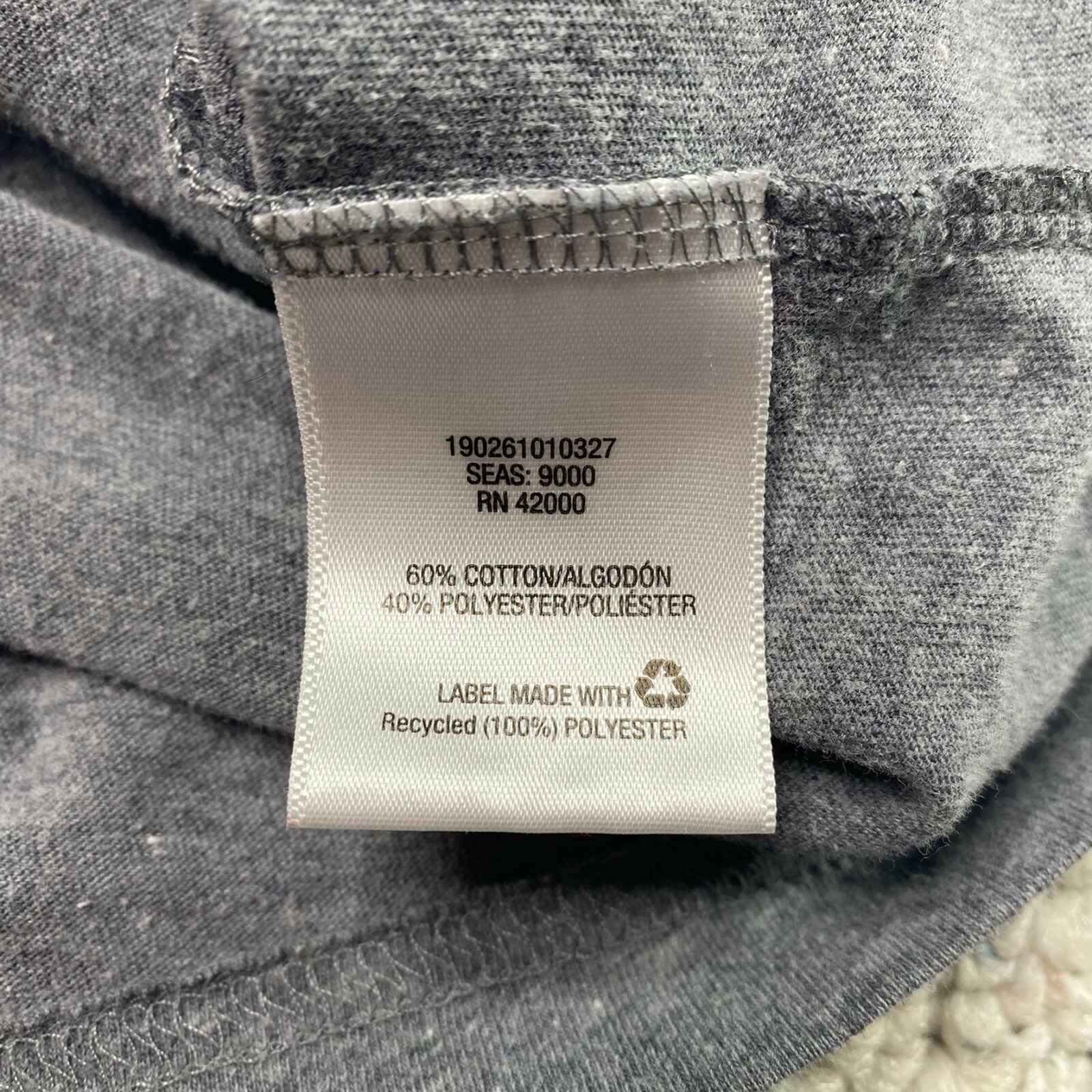 Basic Editions T Shirt sz S Gray Short Sleeve Minimalist Normcore Casual OK17