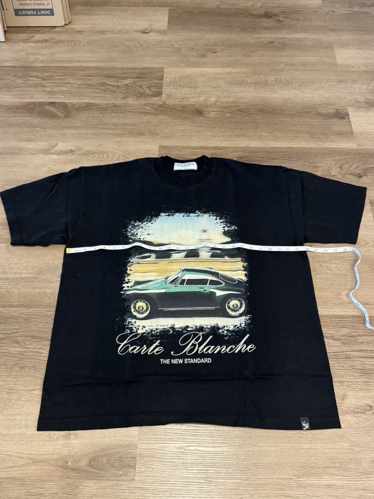 Carte Blanche Porsche T Shirt Black Size X Large