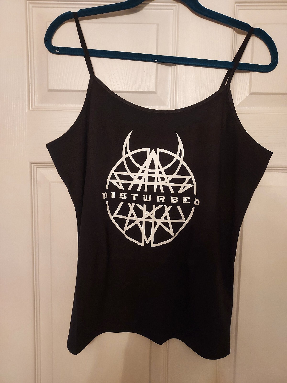 Disturbed tank top adjustable straps disturbed shirt pick any size