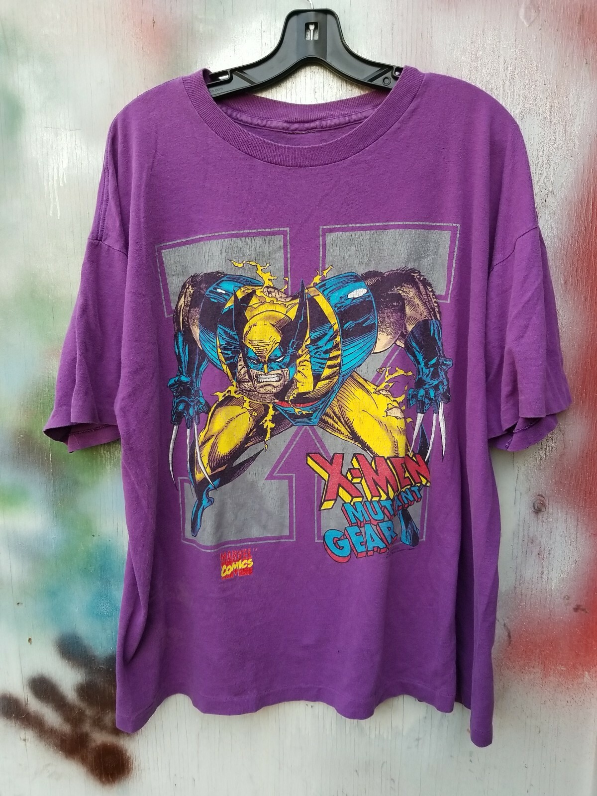 VTG Marvel Wolverine Shirt Comic Images X-men 1994 Gambit Mens Large Mutant Gear