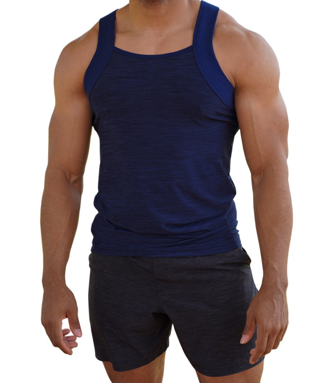 Different Touch Men’s Dry Fit Square Cut G-unit Style Tank Top A-shirts