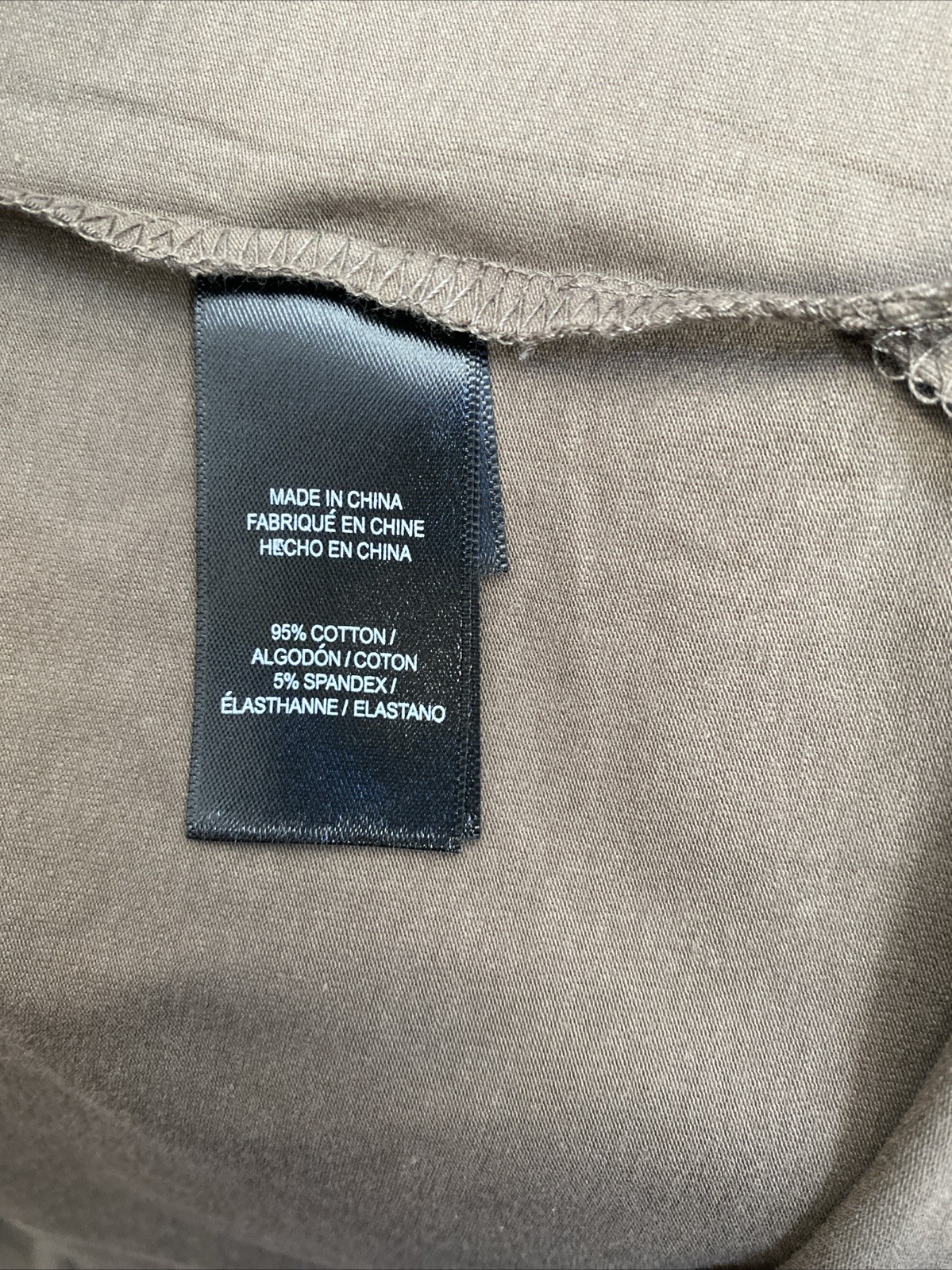 Kenneth Cole Men’s Brown Large Short Sleeve Crew Neck Cotton T-shirt NWT $49