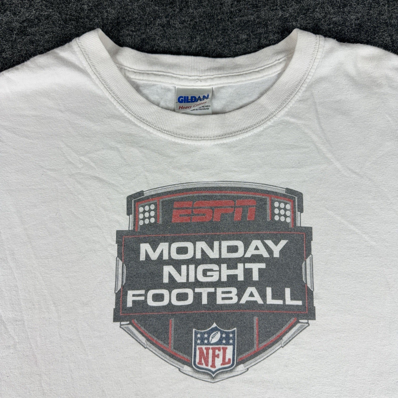 Vintage ESPN Shirt Men’s Large White Monday Night Football NFL Graphic Tee 00s