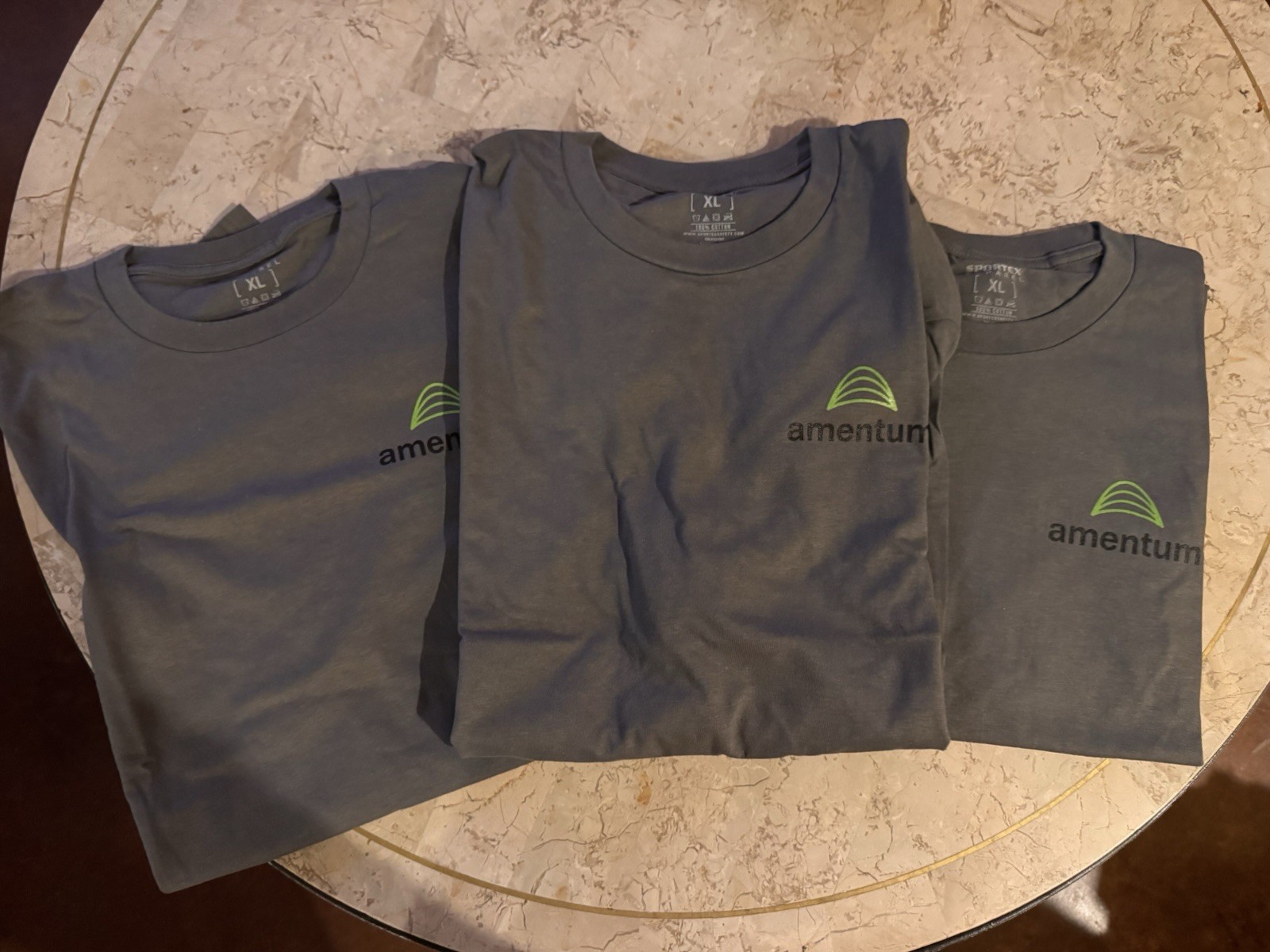 Men’s XLG Work T Shirt New Set of 3 Amentum Short Sleeve
