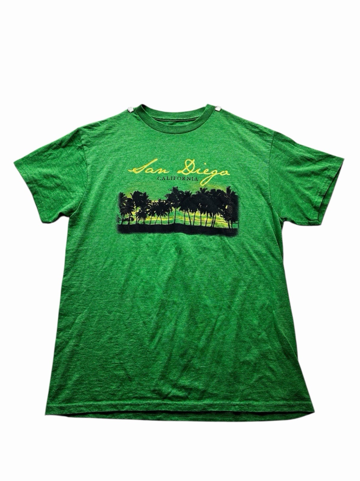 Vintage San Diego California USA MV Sport Green Souvenir T Shirt Men’s Size M