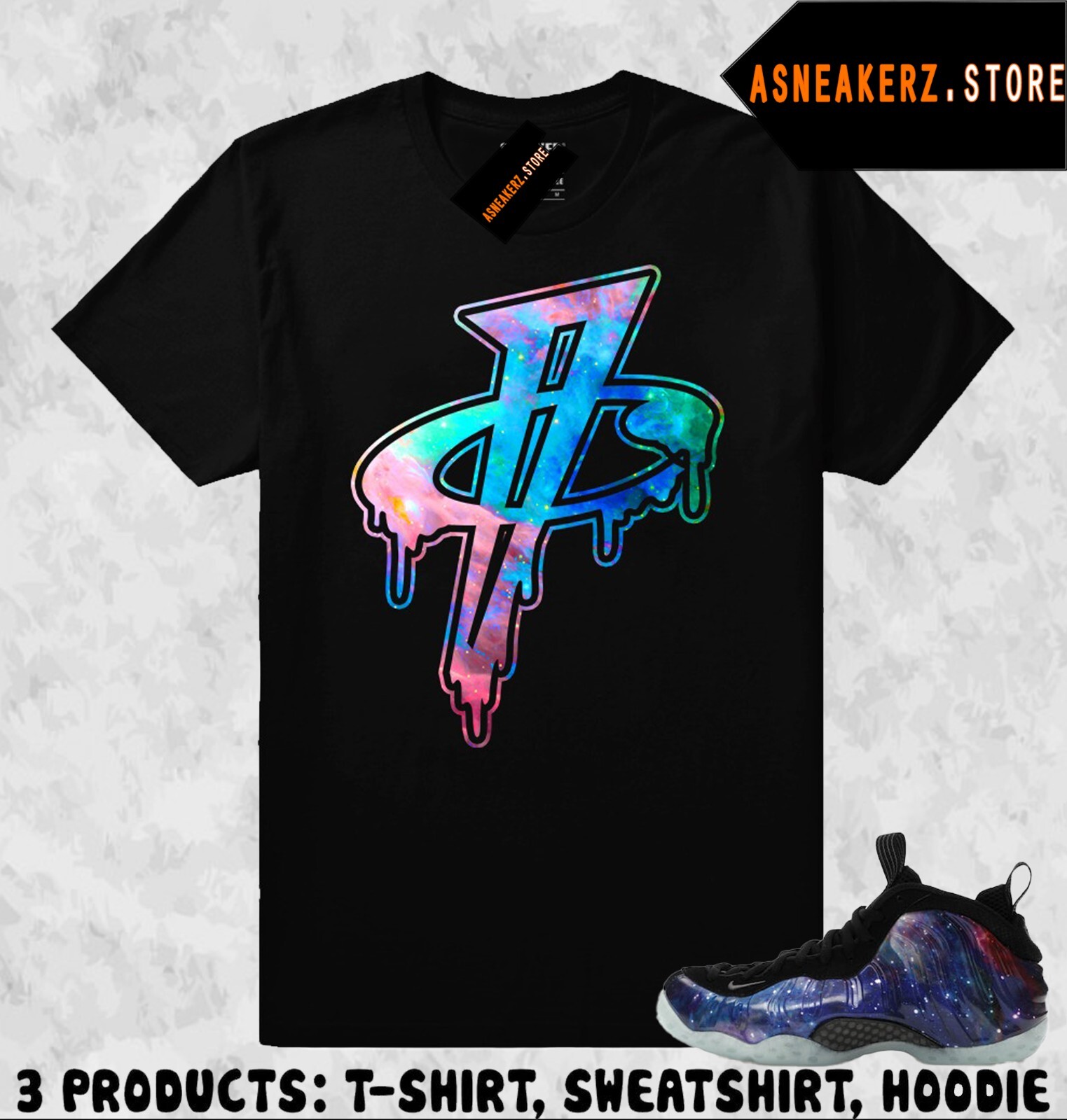 Shirt Matching Foamposite One Galaxy 2025 Match Sneaker Sneakerhead Penny 1 Cent