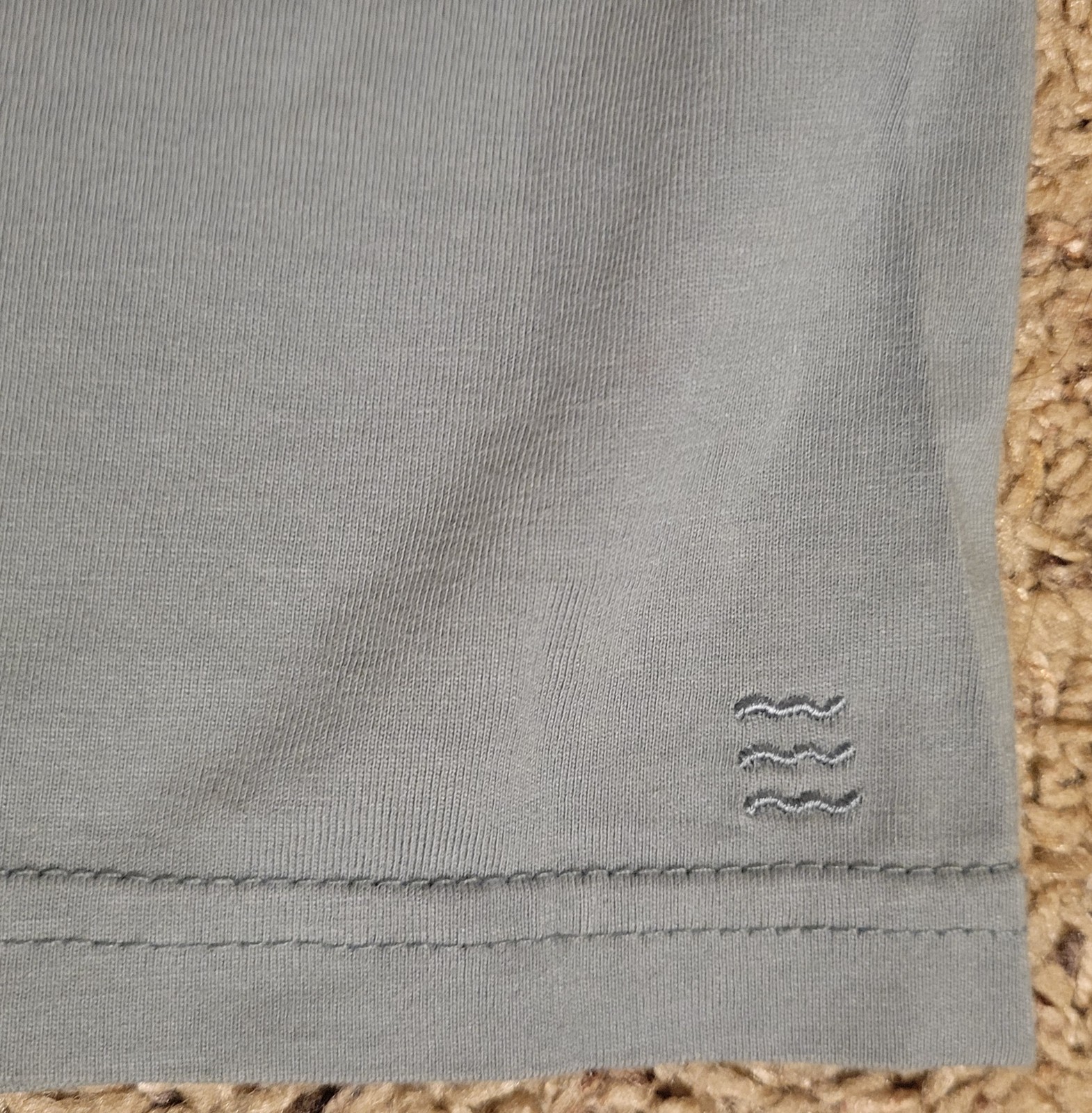 Free Fly Men’s Medium Short Sleeve T-Shirt Sage Green Bamboo Cotton Blend