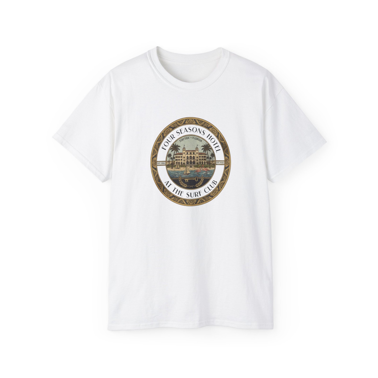 Four Seasons Hotel Logo Tee | Vintage Hotel Crest T-Shirt