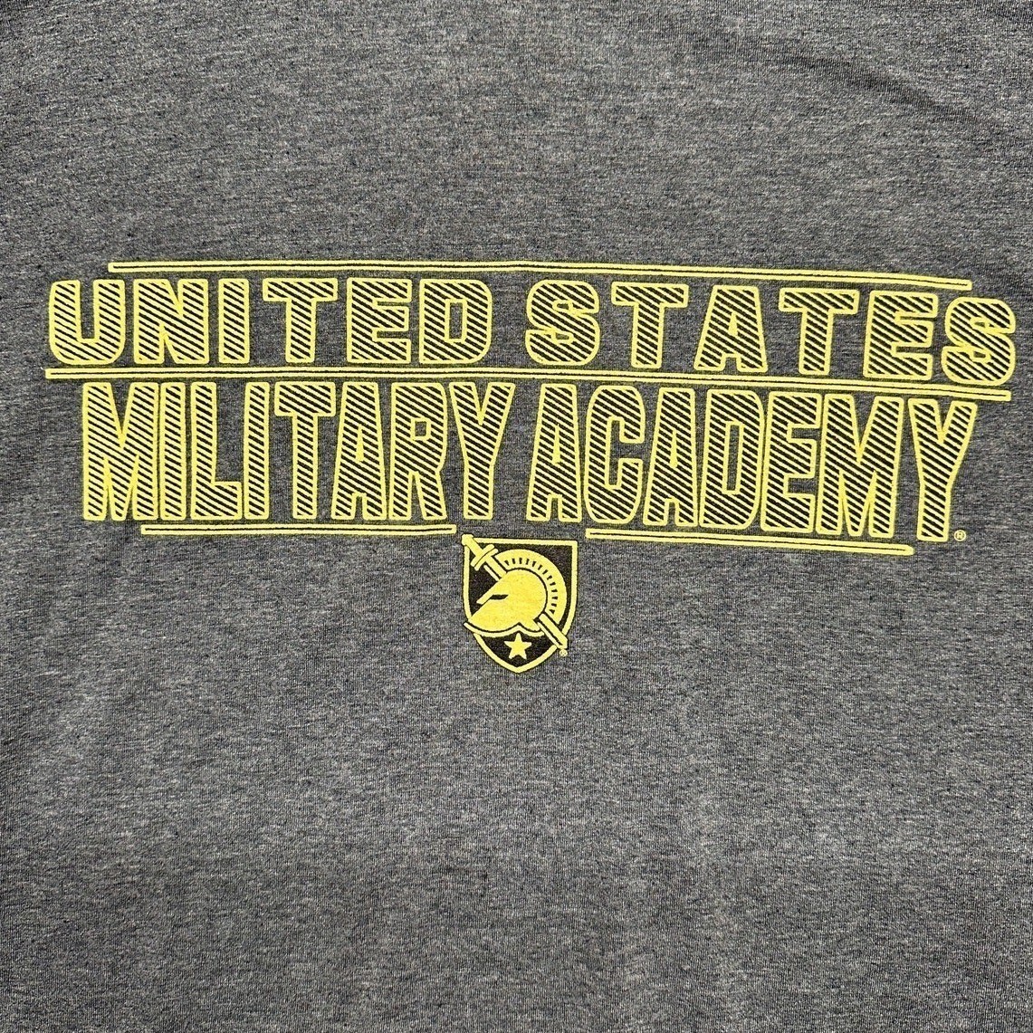 United States Military Academy Short Sleeve T-Shirt Men’s Large Ring Spun Gray