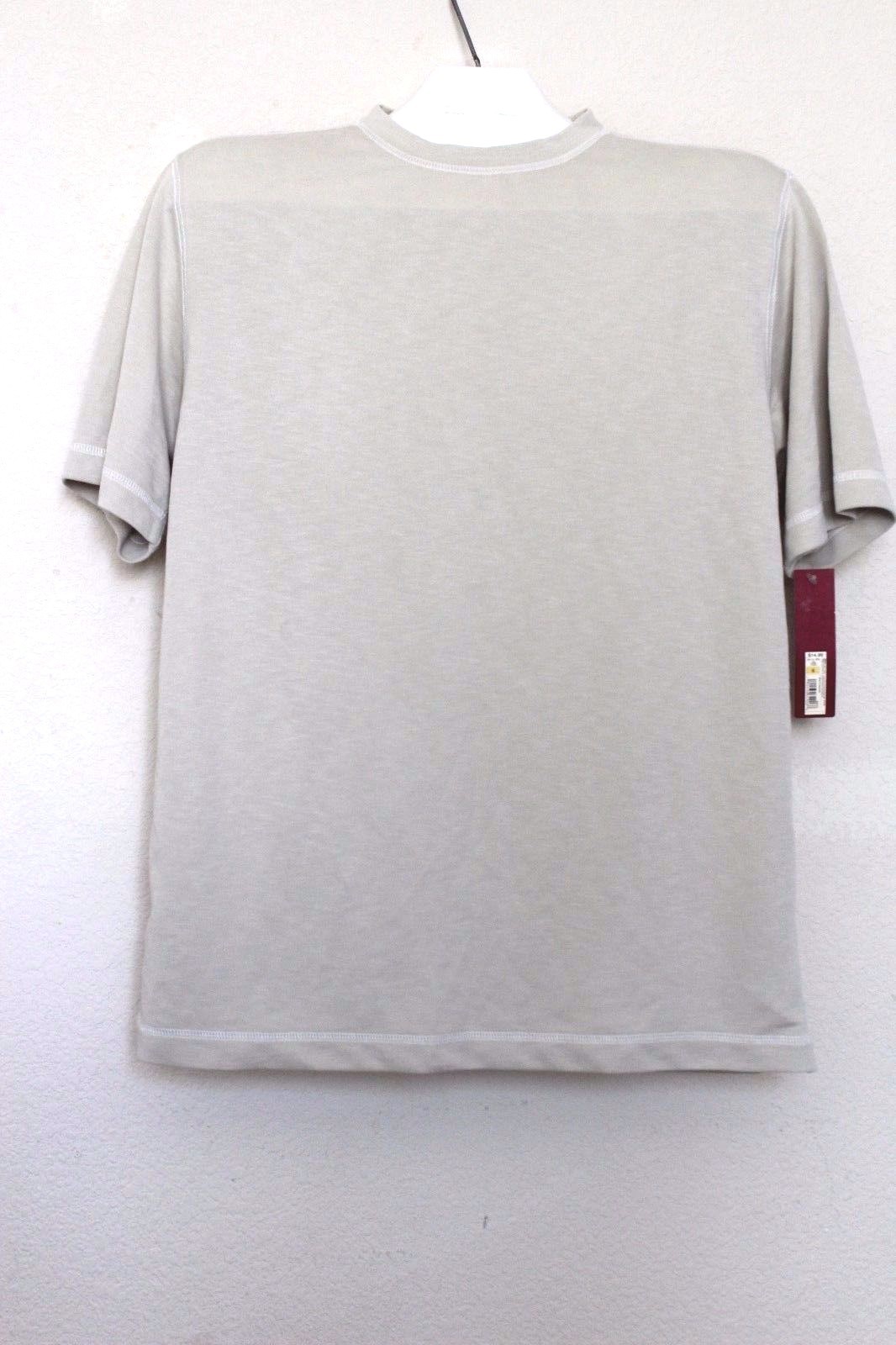 Merone Men’s Tencel (Lyocell) Blend T-Shirt, Color: Oyster, Size: S ()