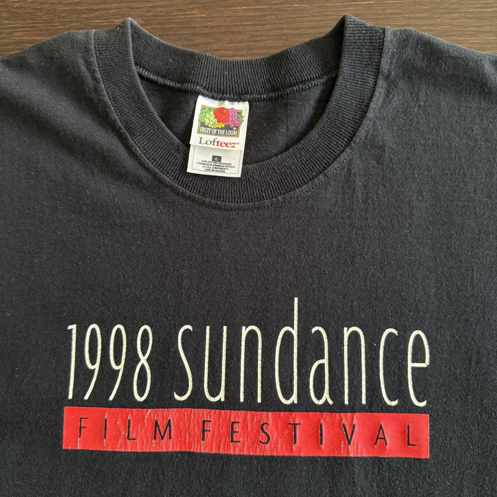 Vintage 1998 Sundance Film Festival L fits XL Pi Kurt and Courtney Lebowski RARE