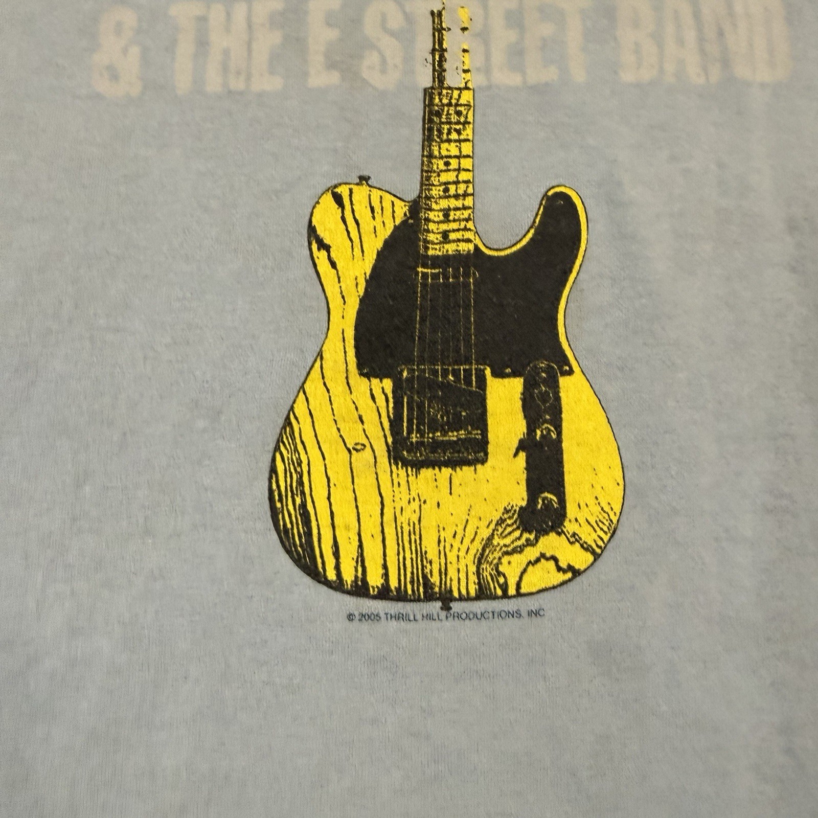 Vintage Bruce Springsteen and The E Street Band Shirt XXL 2XL Blue Concert 2003