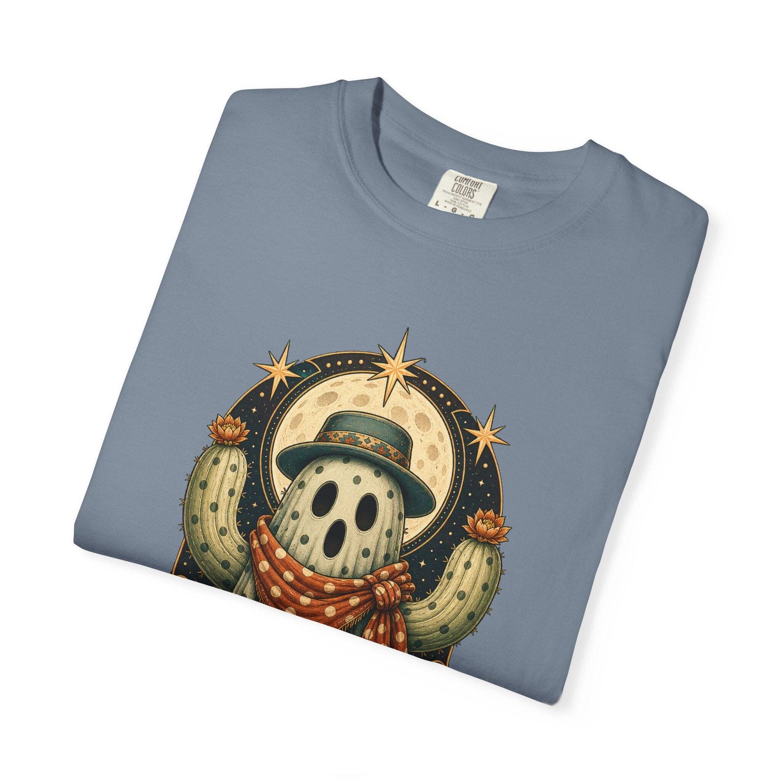 Polka Dot Ghost Cactus Graphic Tee