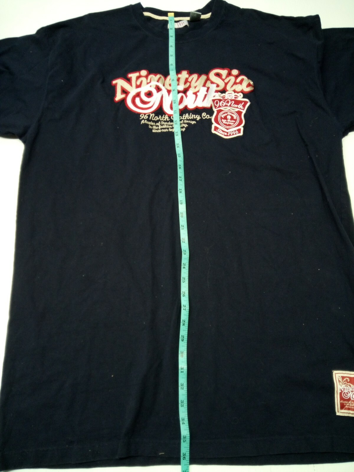 96 North Men’s Tee Shirt Size 3XL Design Embellished Tee VGC