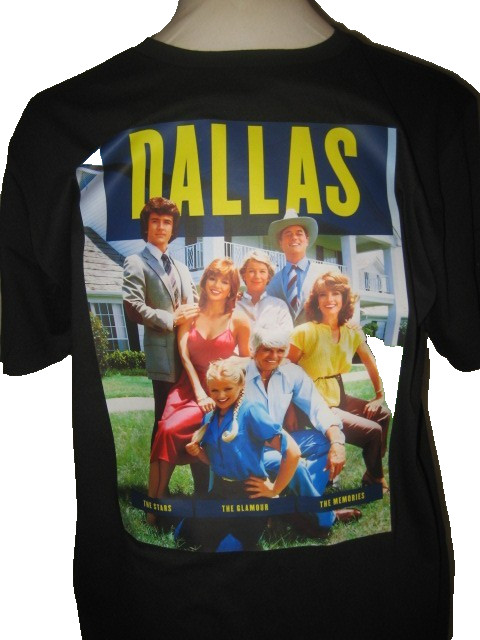 Rare Iconic Dallas 80s Classic Tv Series JOCK, J R, BOBBY Vintage Retro T Shirt