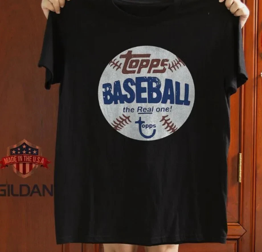 Topps Baseball Vintage Style The Real On Unisex T-Shirt Size S-5XL