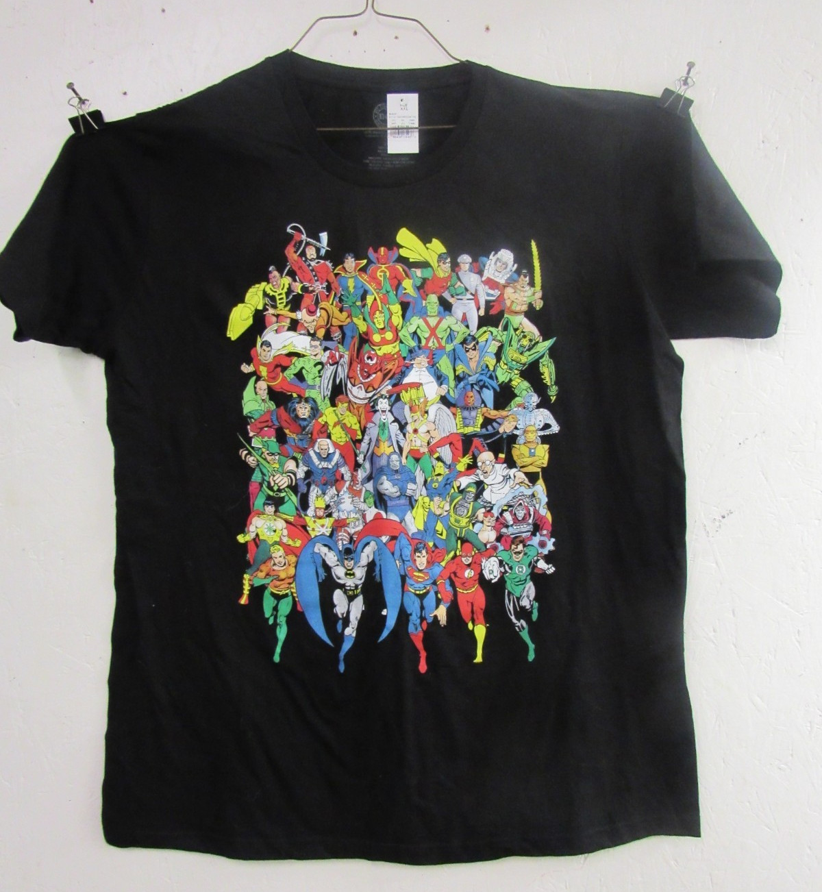 DC Universe Superman Batman Joker T-Shirt 2XL Black NWT HH016