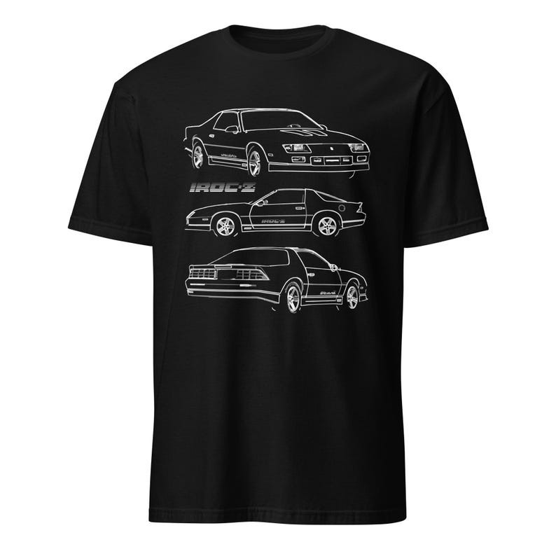 1987 Camaro IROC-Z Outline Art T-Shirt: Chevy Owner Gift