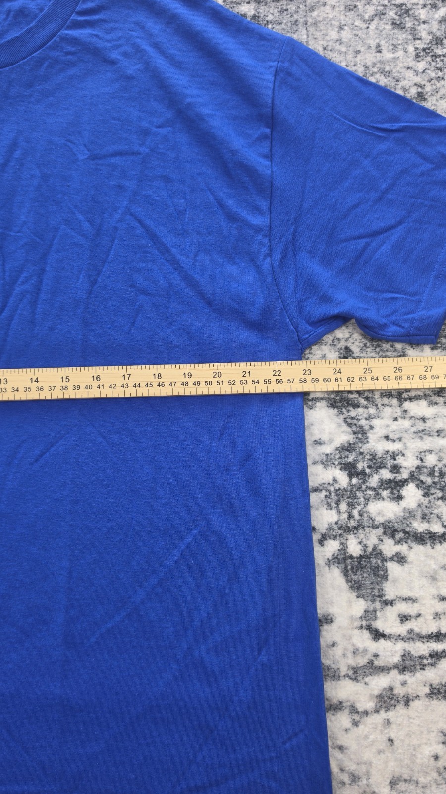 American Apparel 1301 Heavyweight Cotton T-Shirt Blue XL New Without Tags