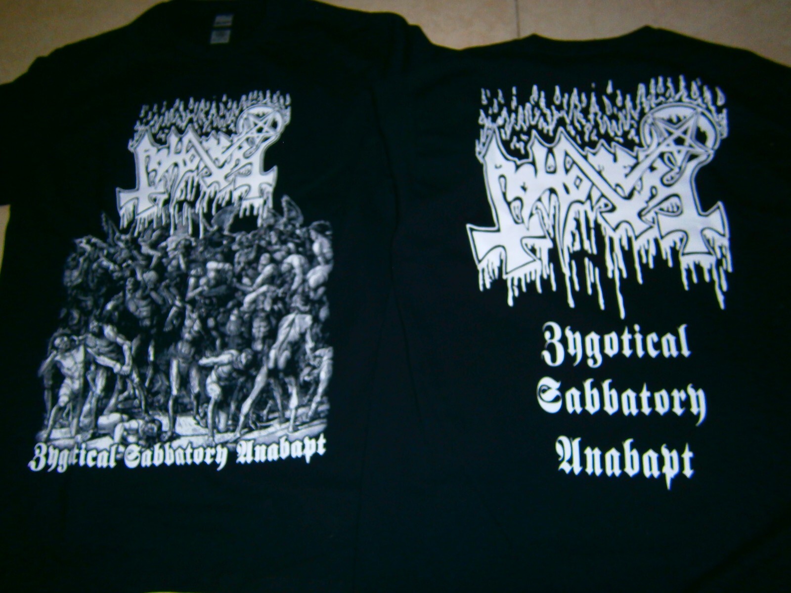 ABHORER – Zygotical Sabbatory Anabapt. Medium T-Shirt