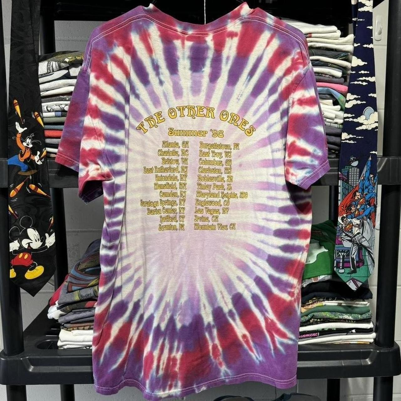The Other Ones Summer 1998 Tour Men’s Tie Dye T-Shirt Size L Grateful Dead 90s
