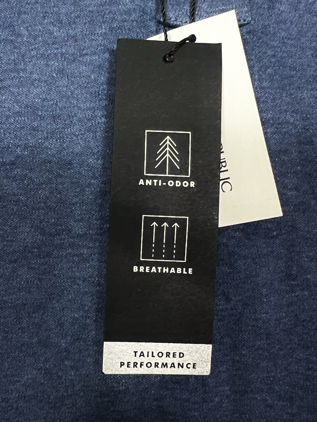 Banana Republic Men’s Long Sleeve Anti-odor Breathable Henley T-Shirt Blue Sz XL