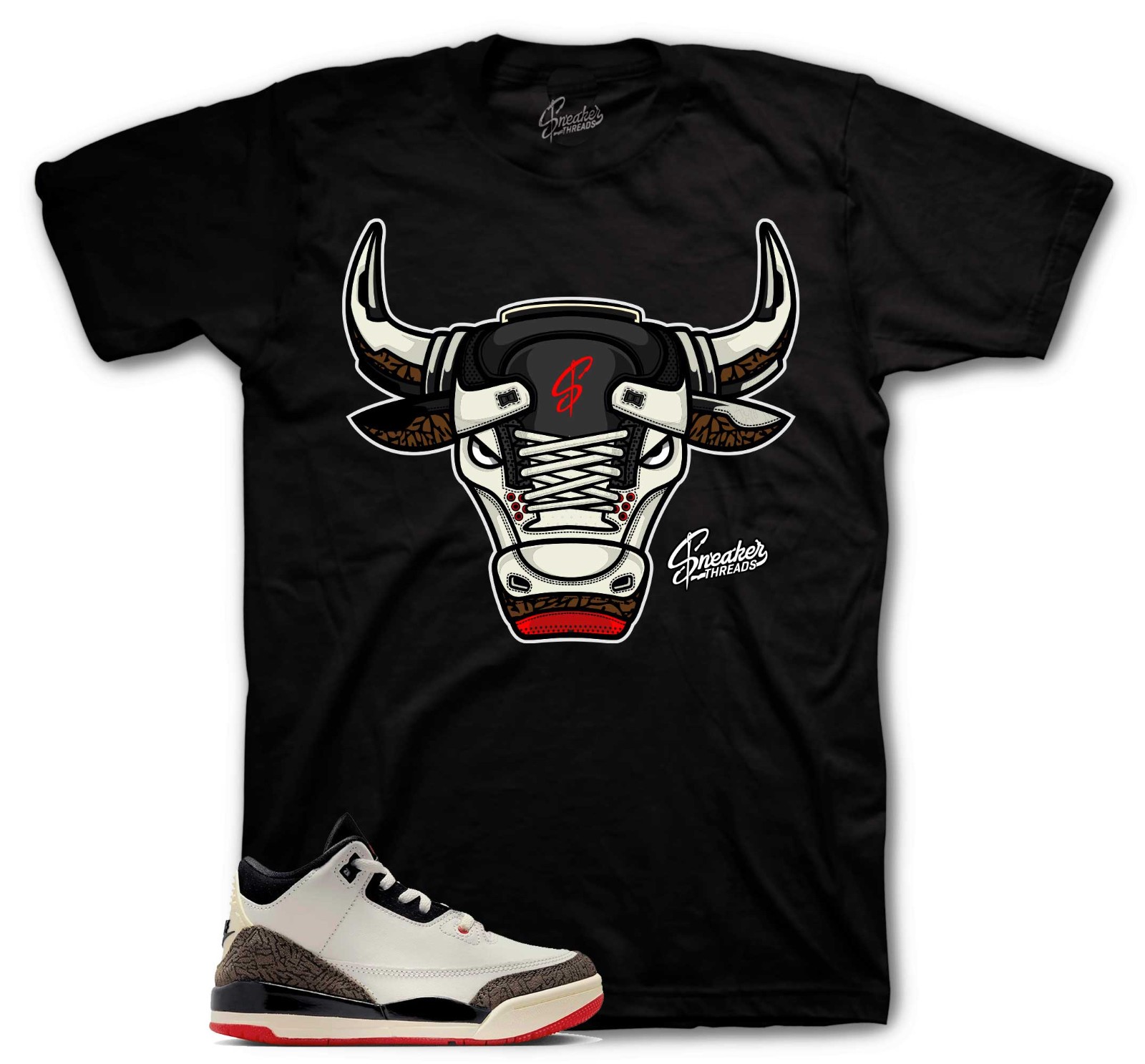 Shirt To Match Jordan 3 World’s Best Dad Retro 3 Shoes – War Bully Sneaker Tee