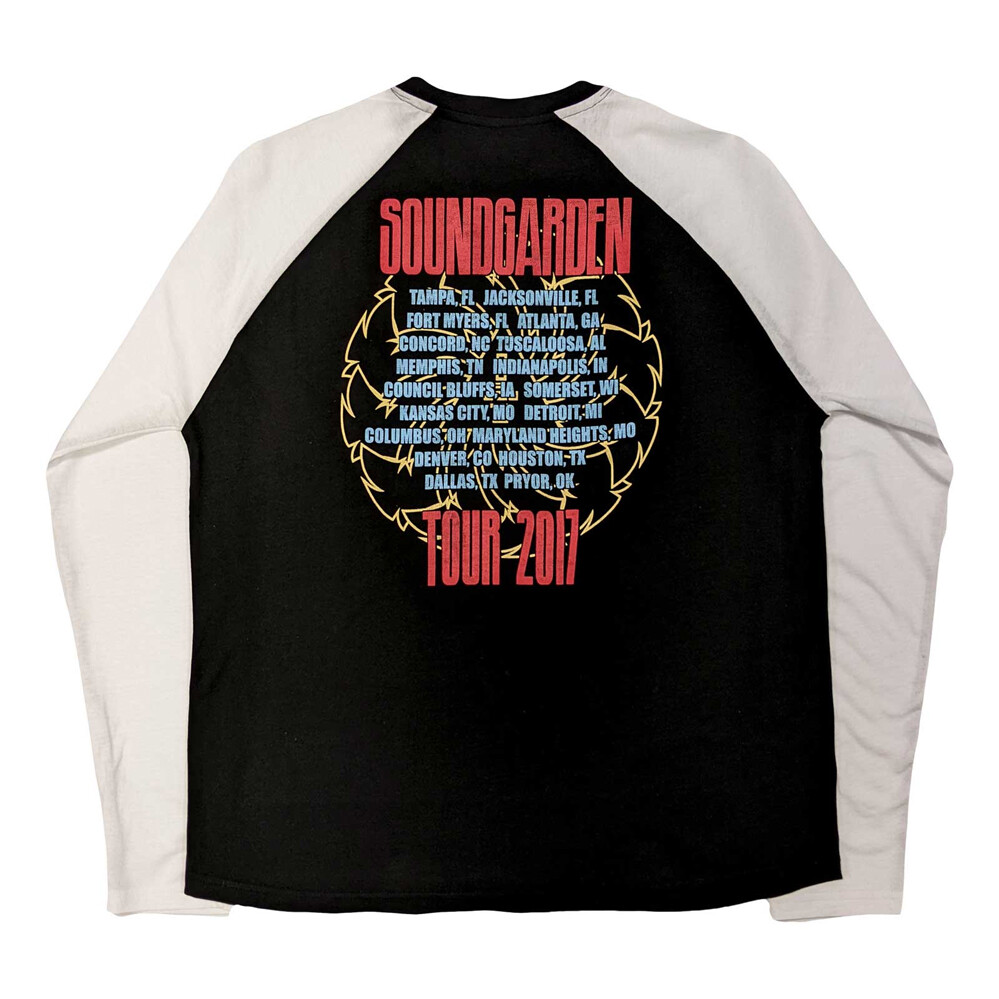 Soundgarden. – Tour 2017 – Raglan Baseball Jersey t-shirt