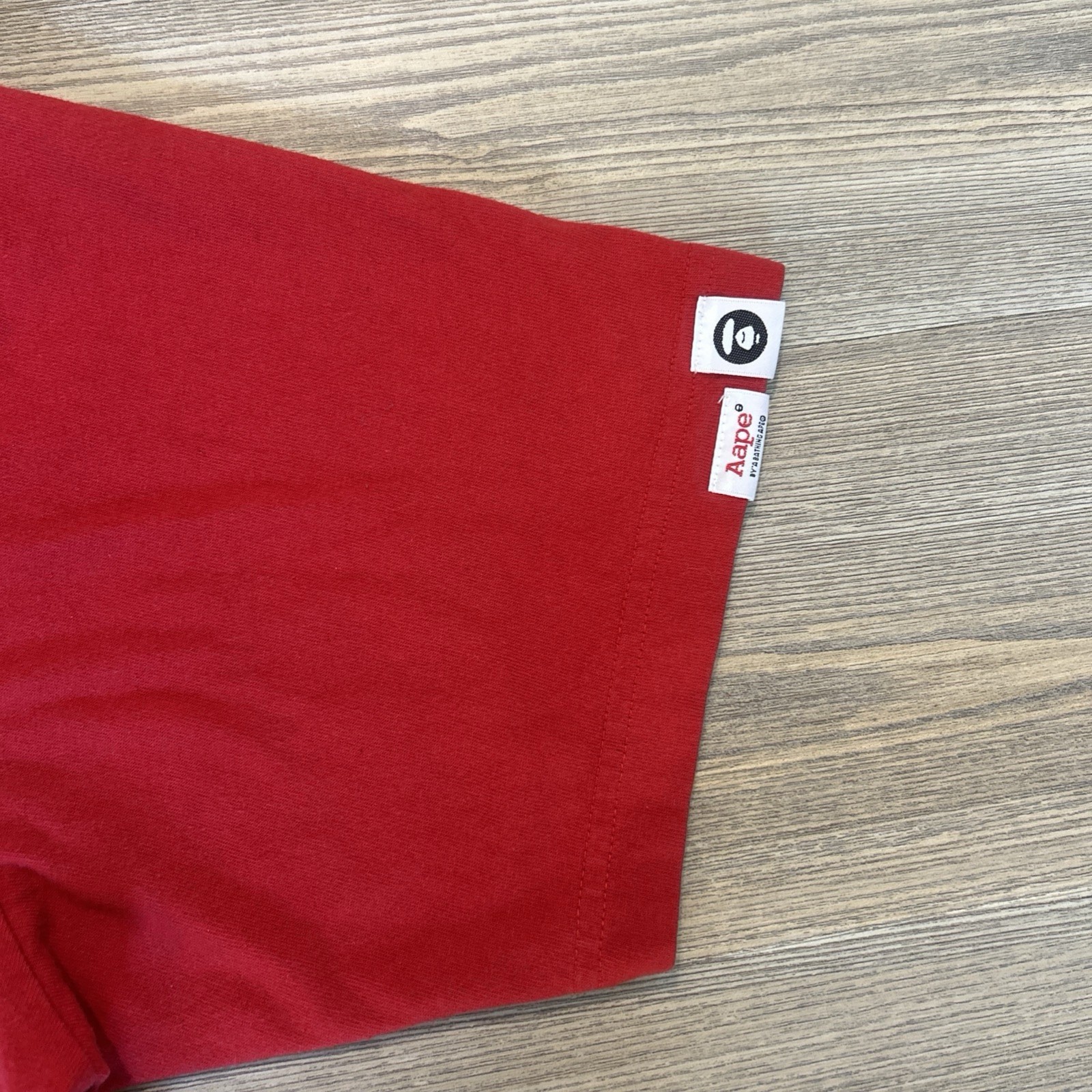 NEW – AAPE by *A BATHING APE ‘Aape Now’ Graphic T-shirt (Men’s XL / Red)