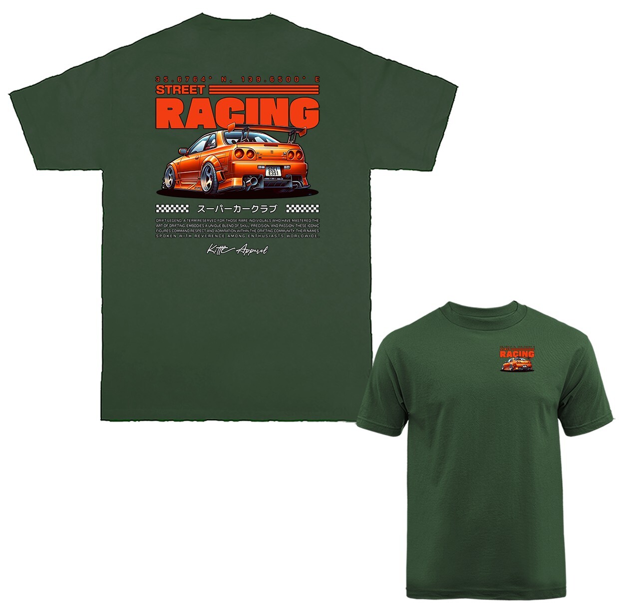 Street Racing Urban Imported Tuned Custom JDM Sports Car T-shirt