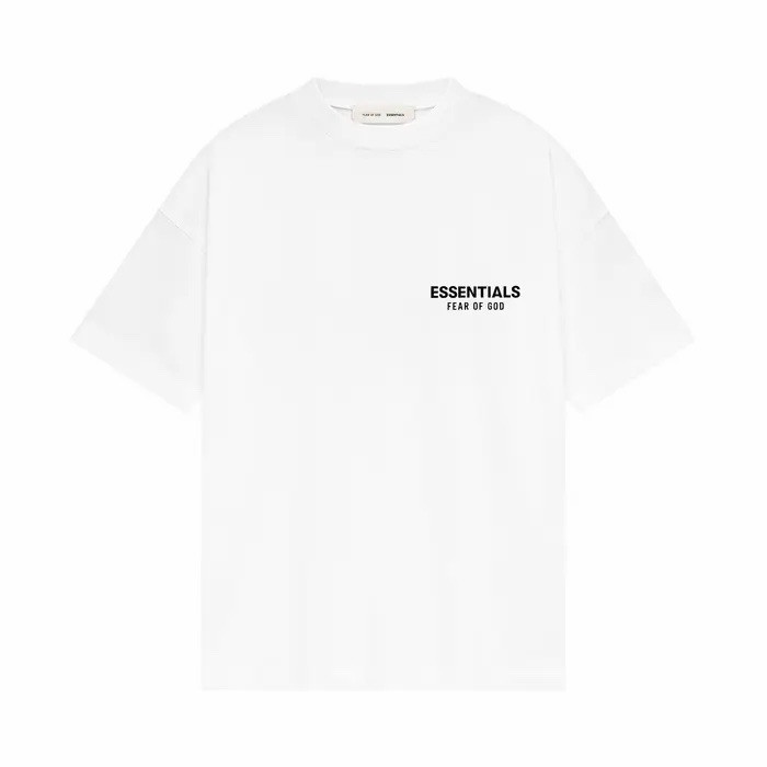 Fear of God Essentials Classic Tee ‘Bright White’ Size XXS Oversized Tee SS25