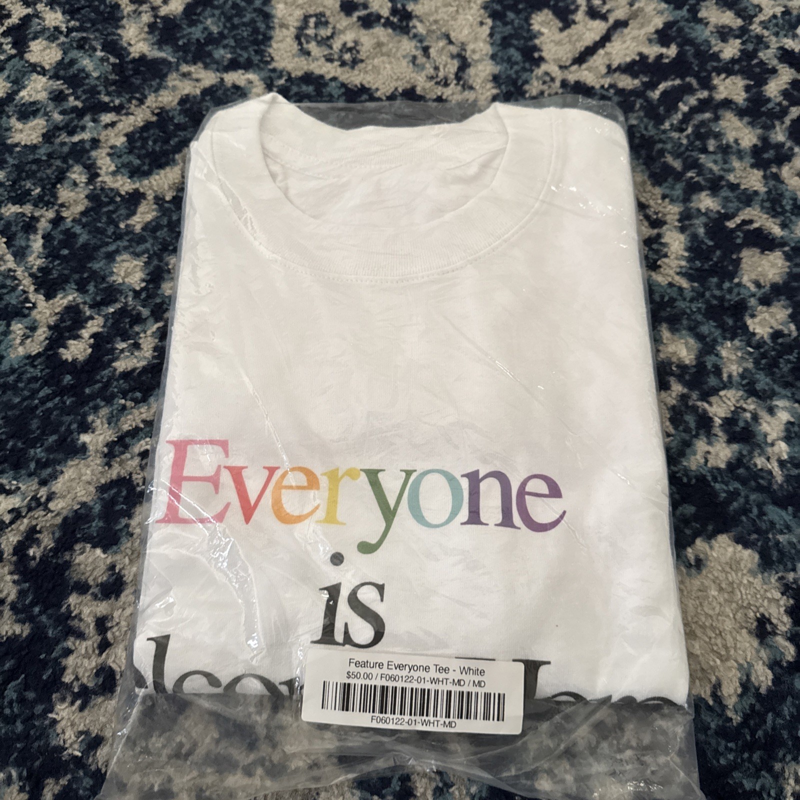 FEATURE Brand EVERYONE IS WELCOME HERE LOVE FEATURE PRIDE T SHIRT Mens M