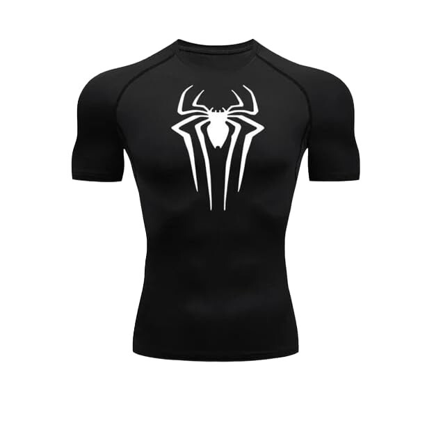 Maglia a Maniche Corte Stile Ragno