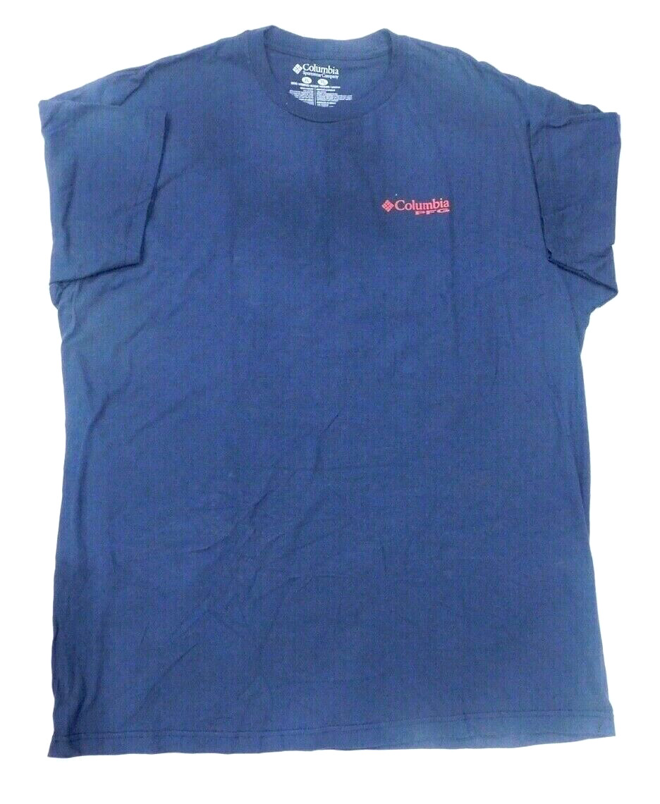 Columbia Sportswear Company Texas Fishing Collection Blue/Red Men’s Size XL New